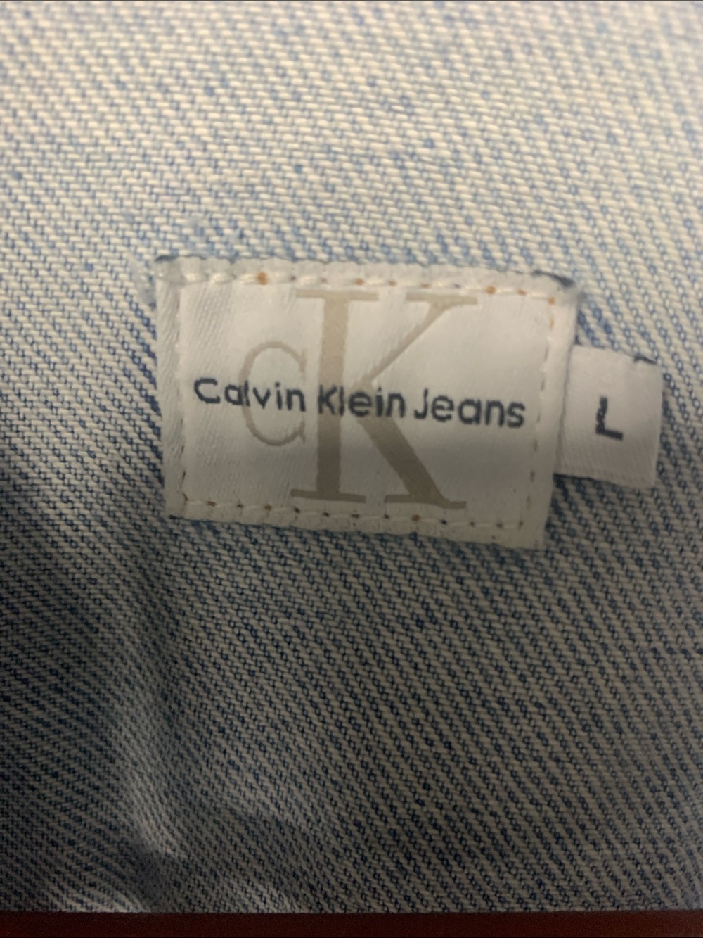 Vintage 90’s made in the USA Calvin Klein Jeans Men's Light Blue Denim Jeans